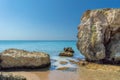 Sea of Sicily coast - Gela Royalty Free Stock Photo